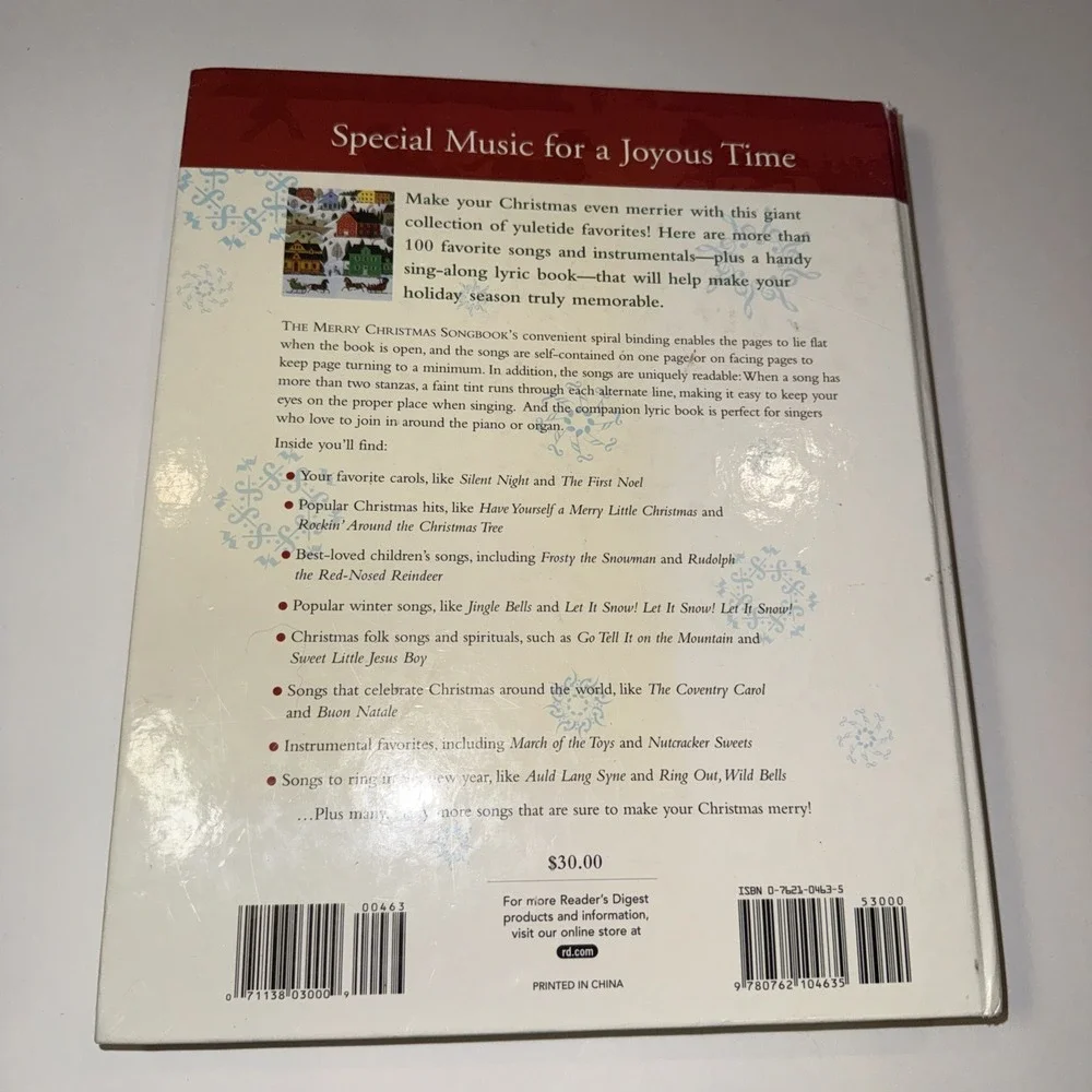 The Reader's‎ Digest Merry Christmas Songbook